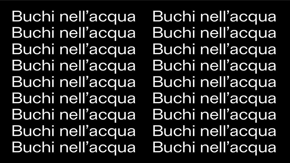 Campo 17 - Fabrizio Vatieri - Buchi nell'acqua