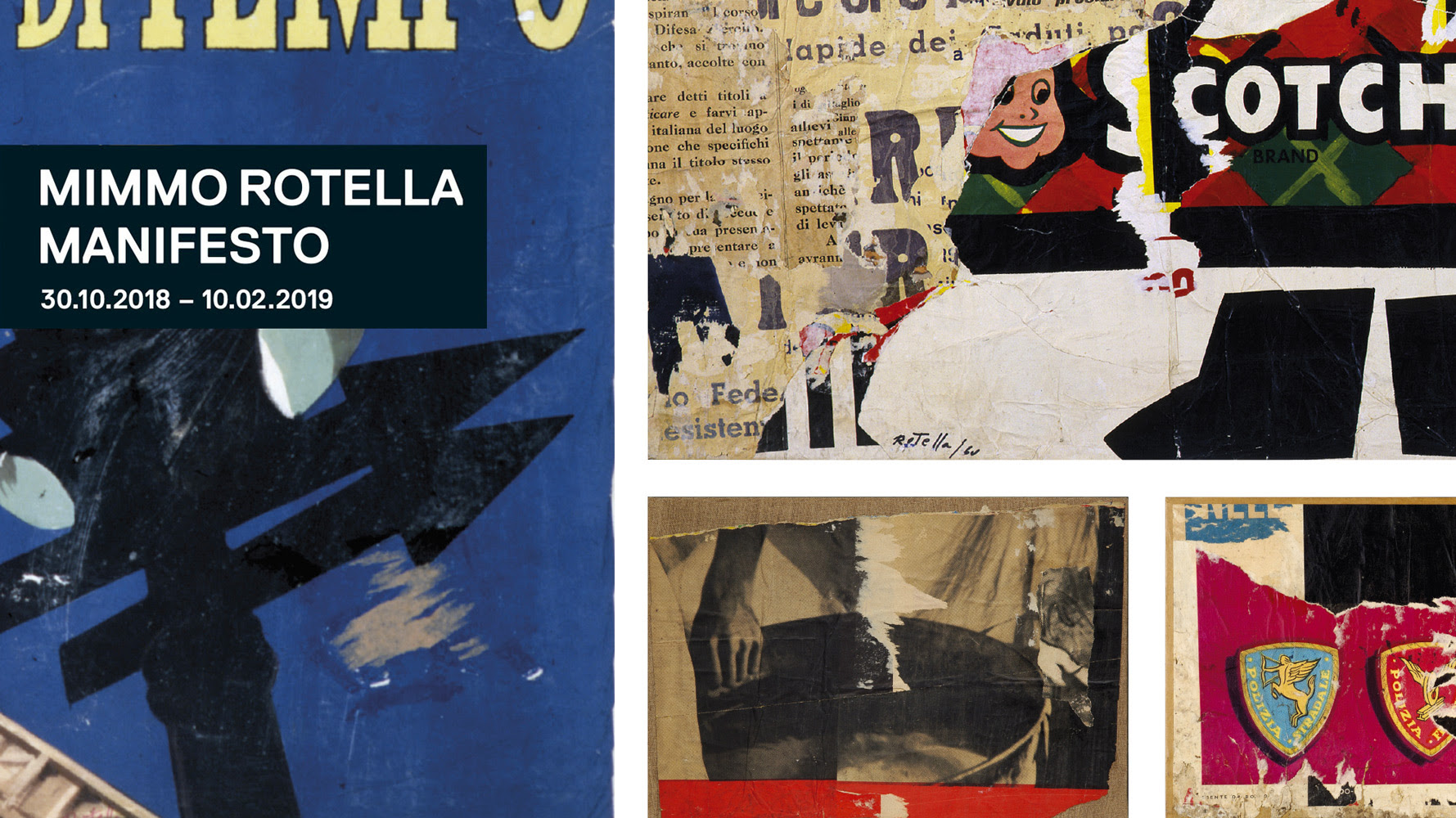 Mimmo Rotella Manifesto