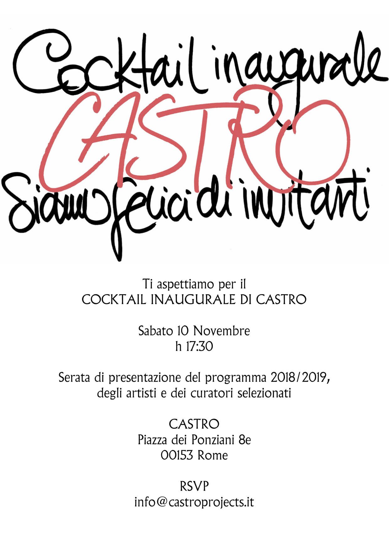 Inaugurazione Castro