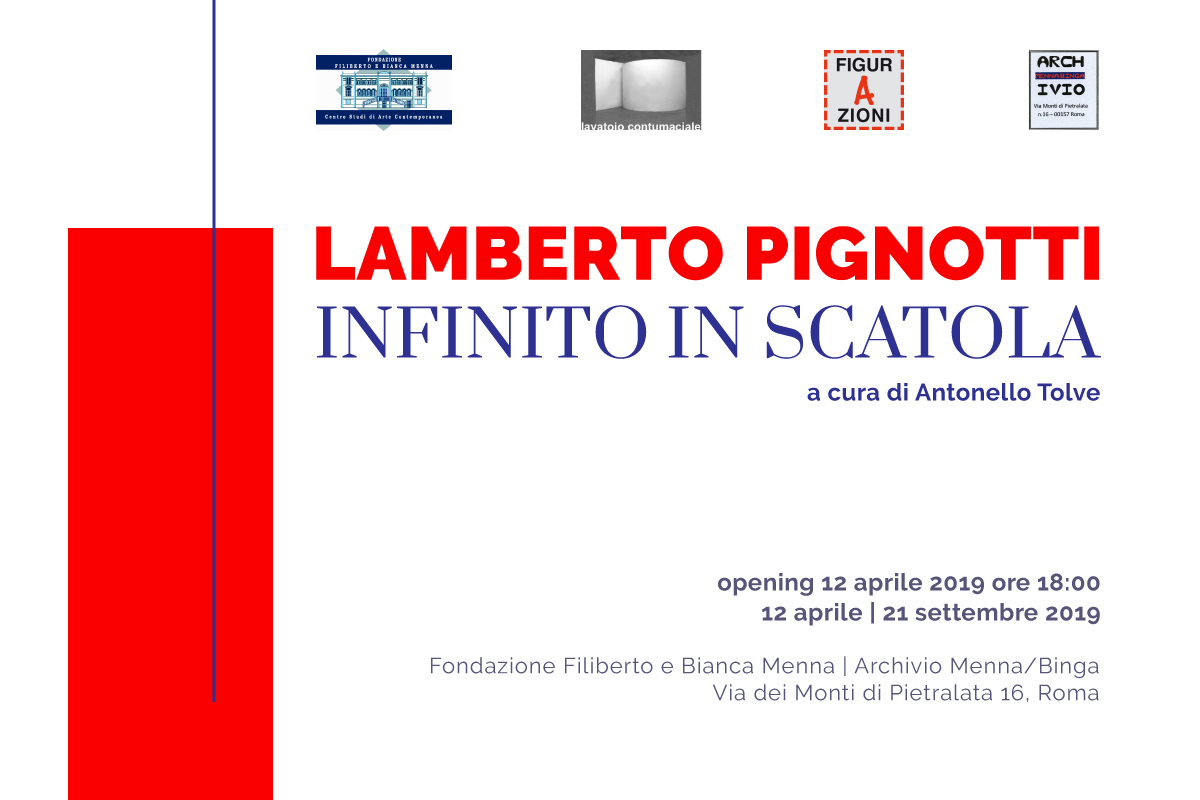 Lamberto Pignotti – Infinito in scatola