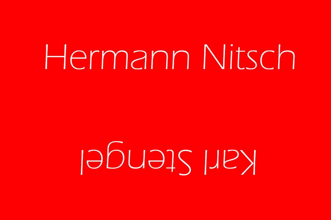Hermann Nitsch / Karl Stengel - Punti di vista