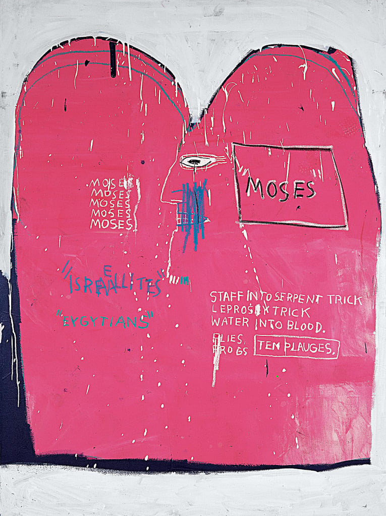 Jean-Michel Basquiat - Moses and the Egyptians