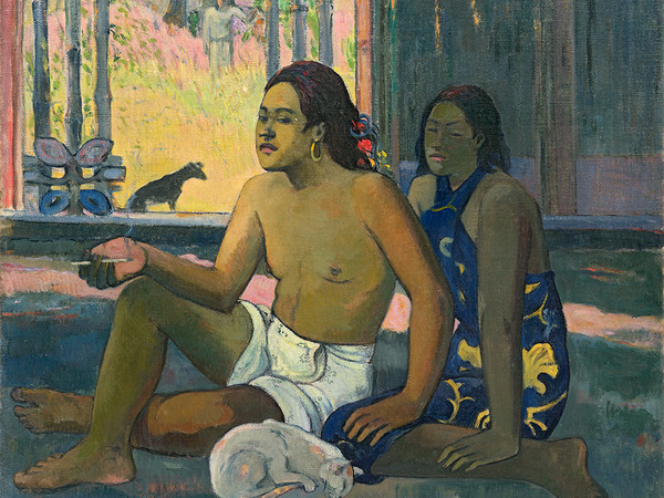 Paul Gauguin - Tahitiani in una stanza