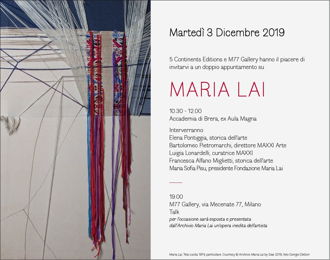 Maria Lai a Milano