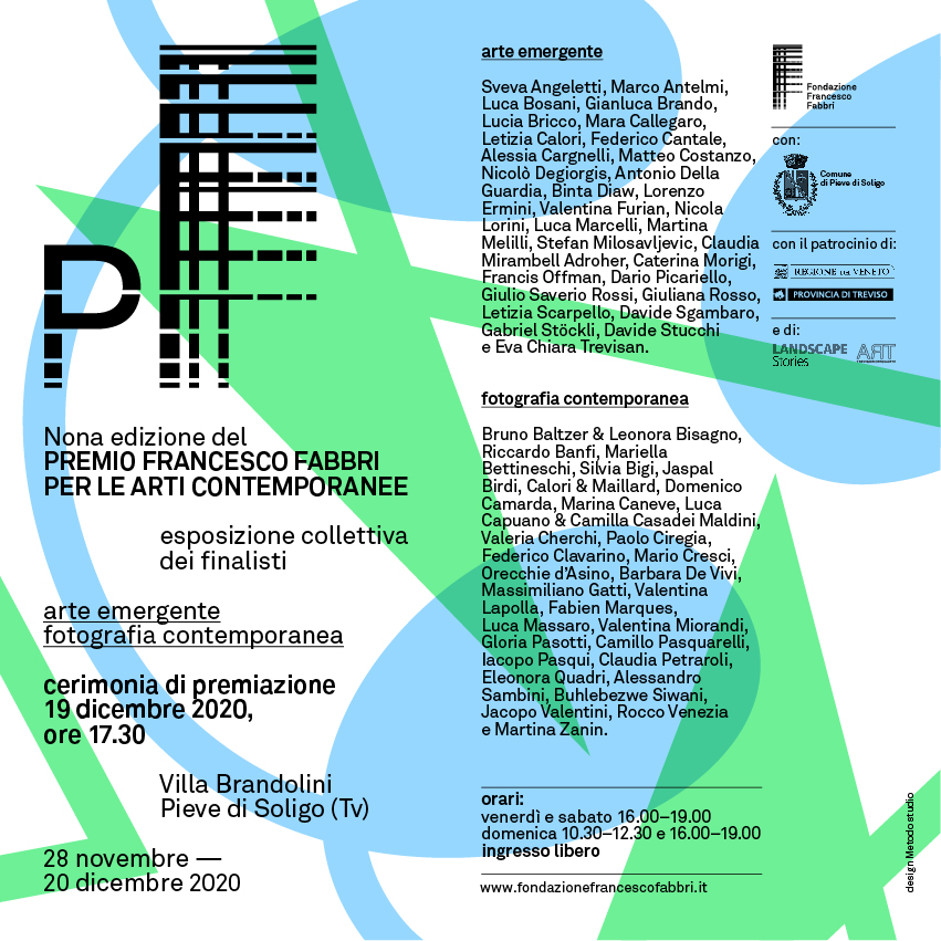 Premio Francesco Fabbri per le Arti Contemporanee 2020