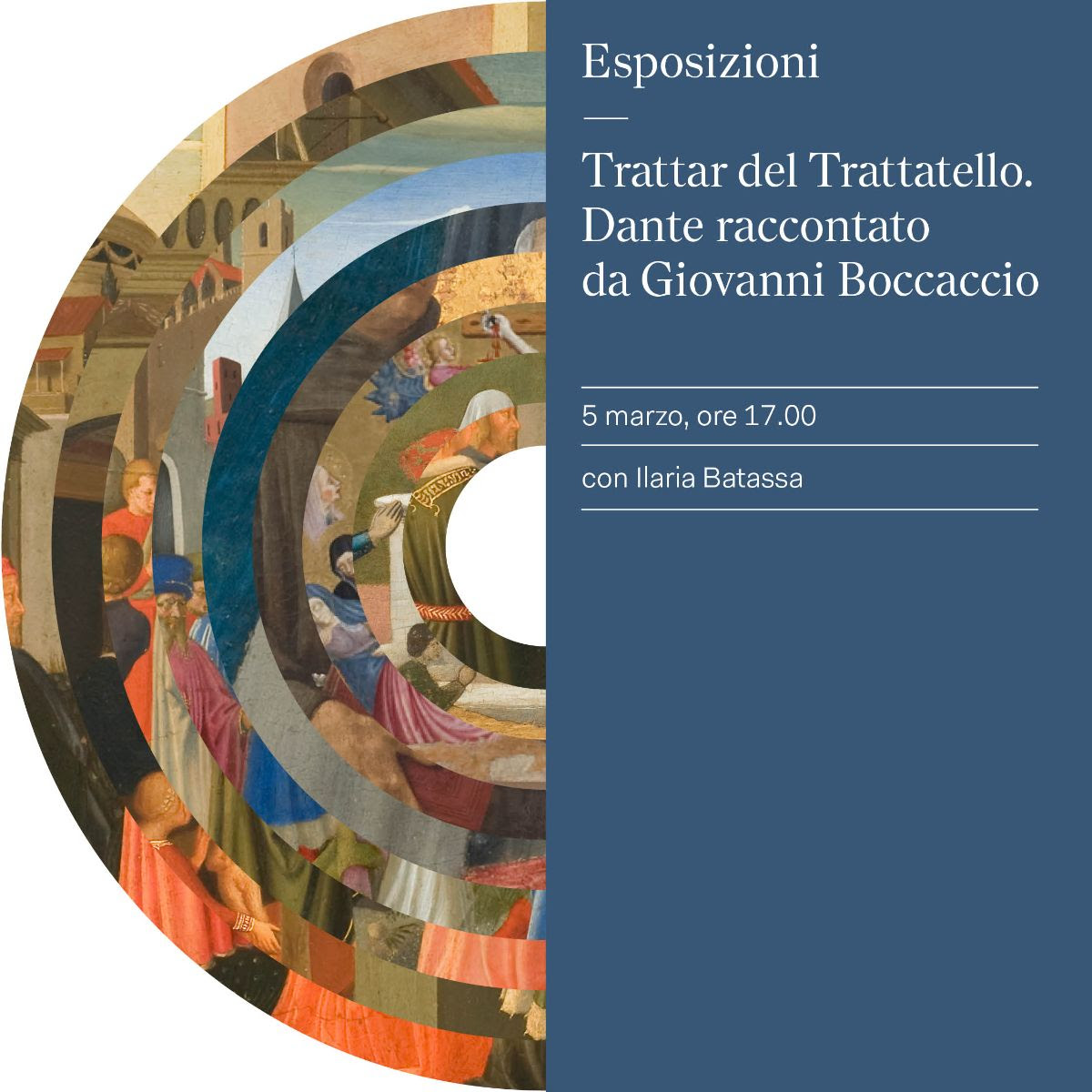 Esposizione sopra la Comedìa (in Galleria)