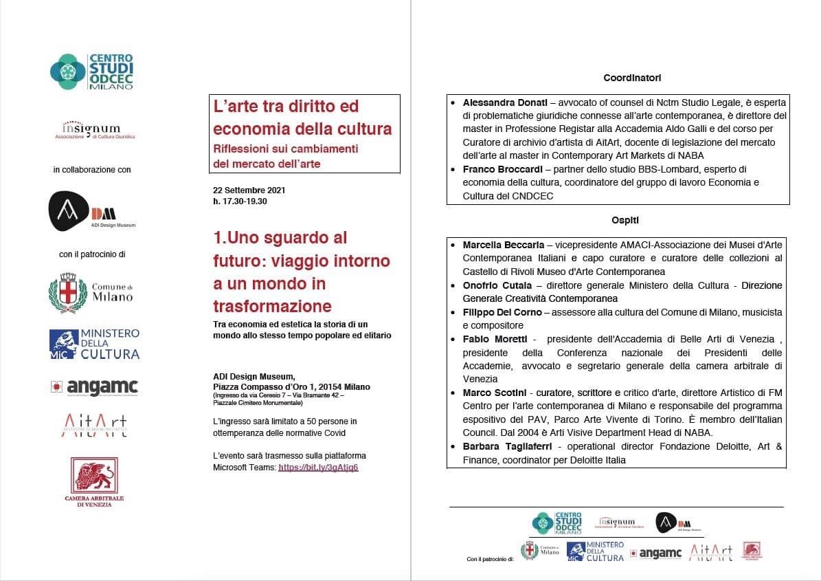 L’arte tra diritto ed economia della cultura – Riflessioni sui cambiamenti del mercato dell’arte