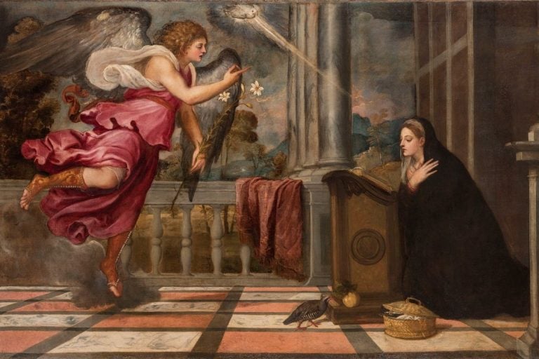 Annunciazione di Tiziano dal Museo e Real Bosco di Capodimonte