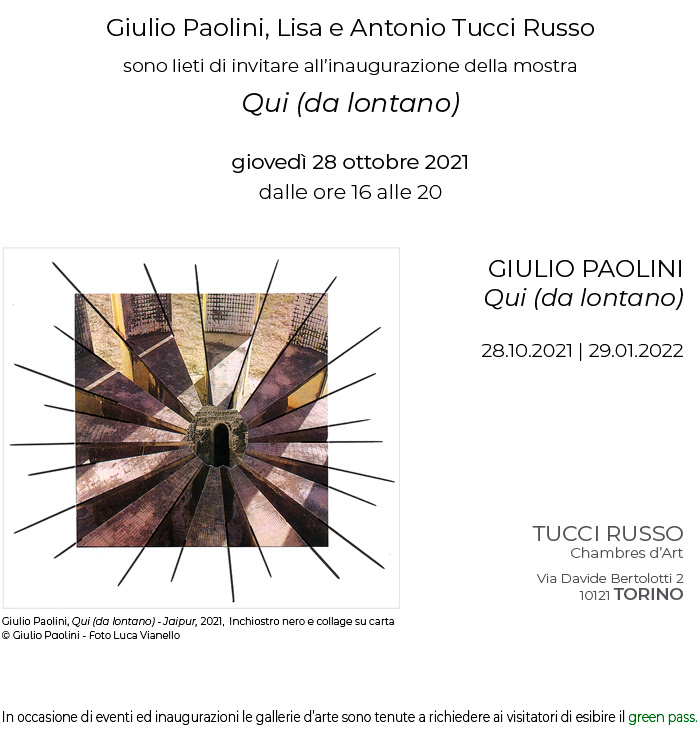 Giulio Paolini - Qui da lontano