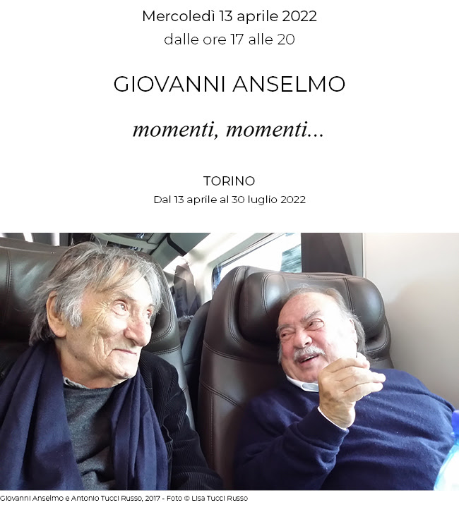 Giovanni Anselmo - Momenti momenti