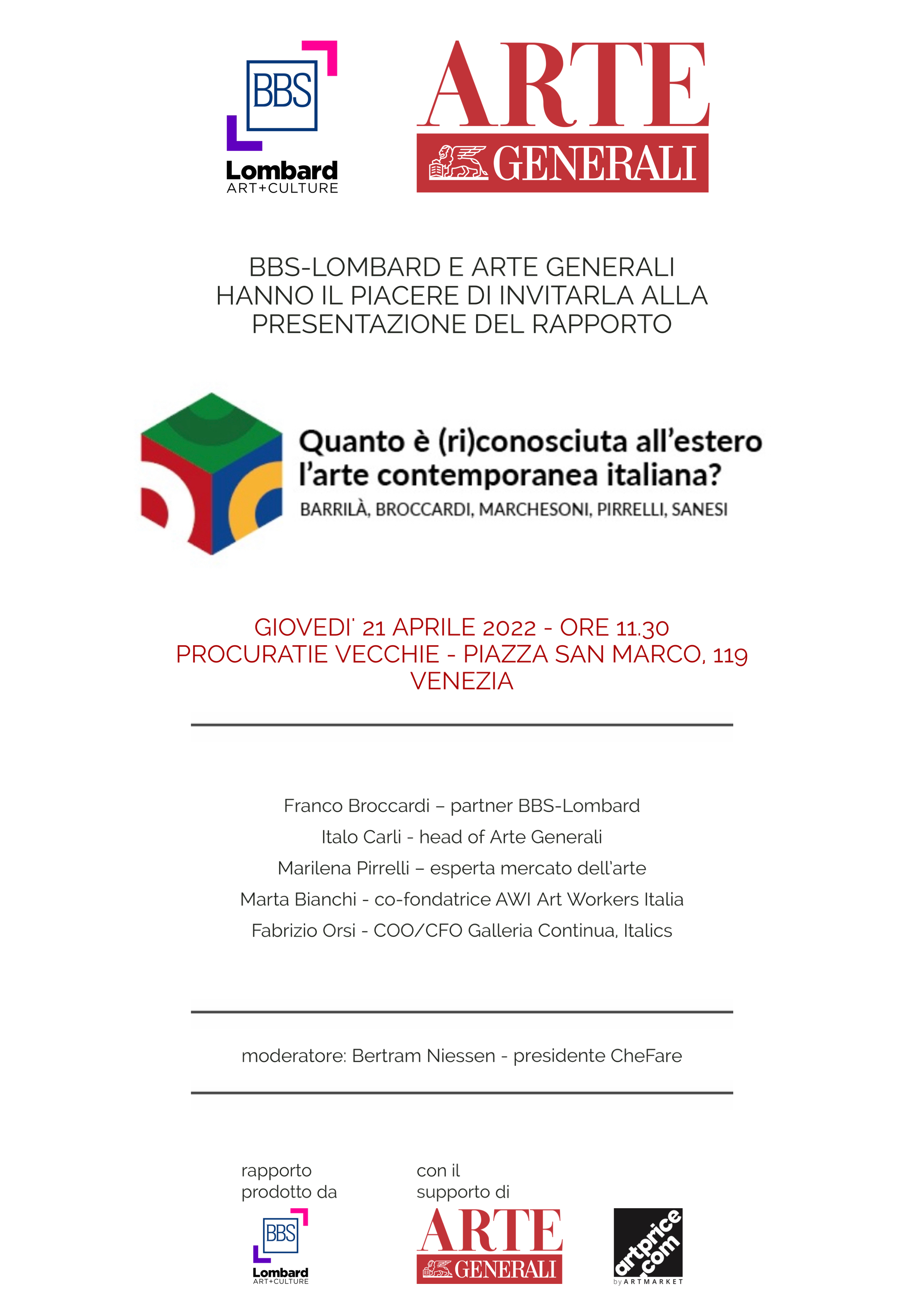 BBS-Lombardo e Arte Generali – Report visibilità arte italiana