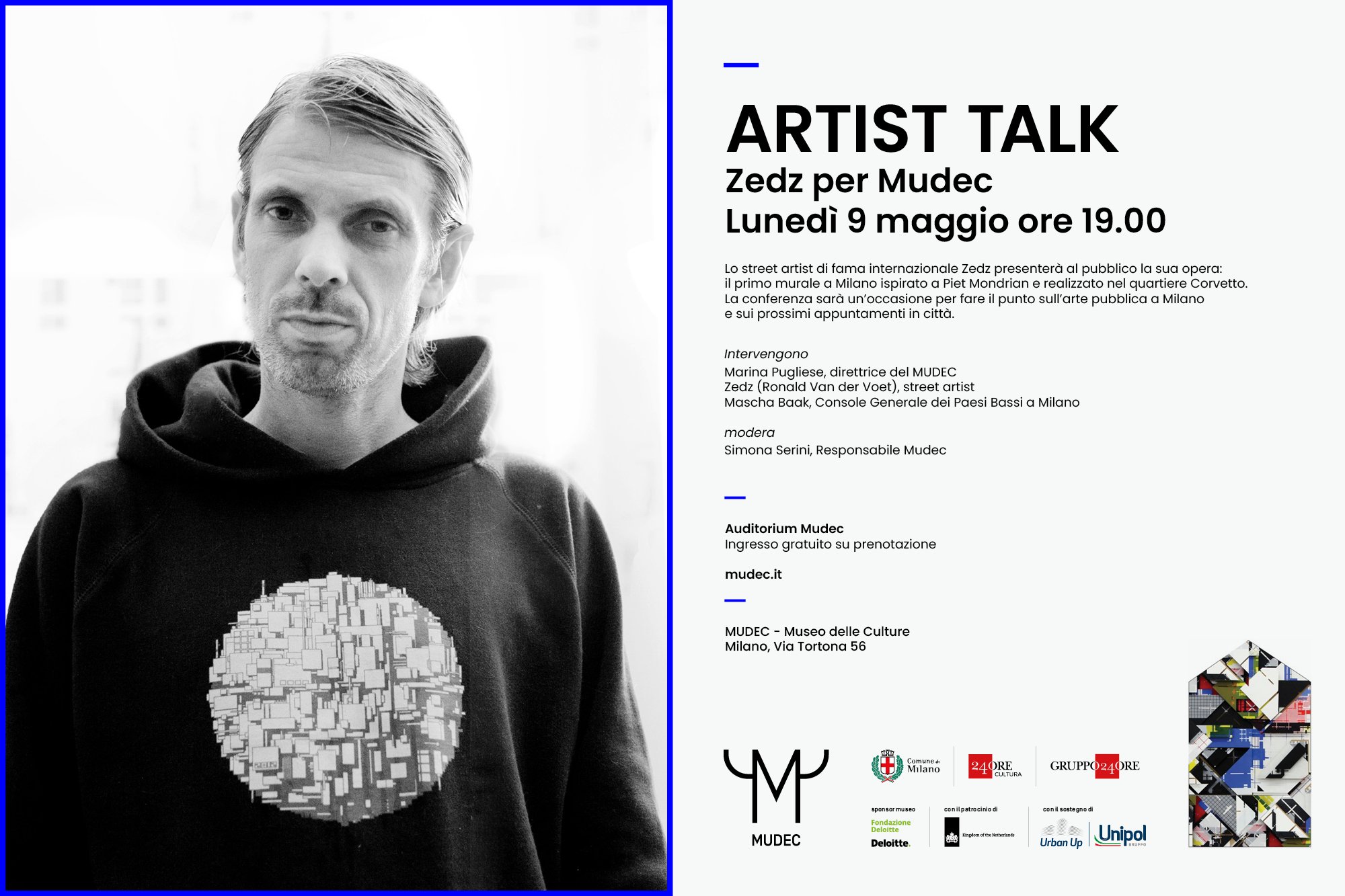 Zedz per Mudec – Artist Talk