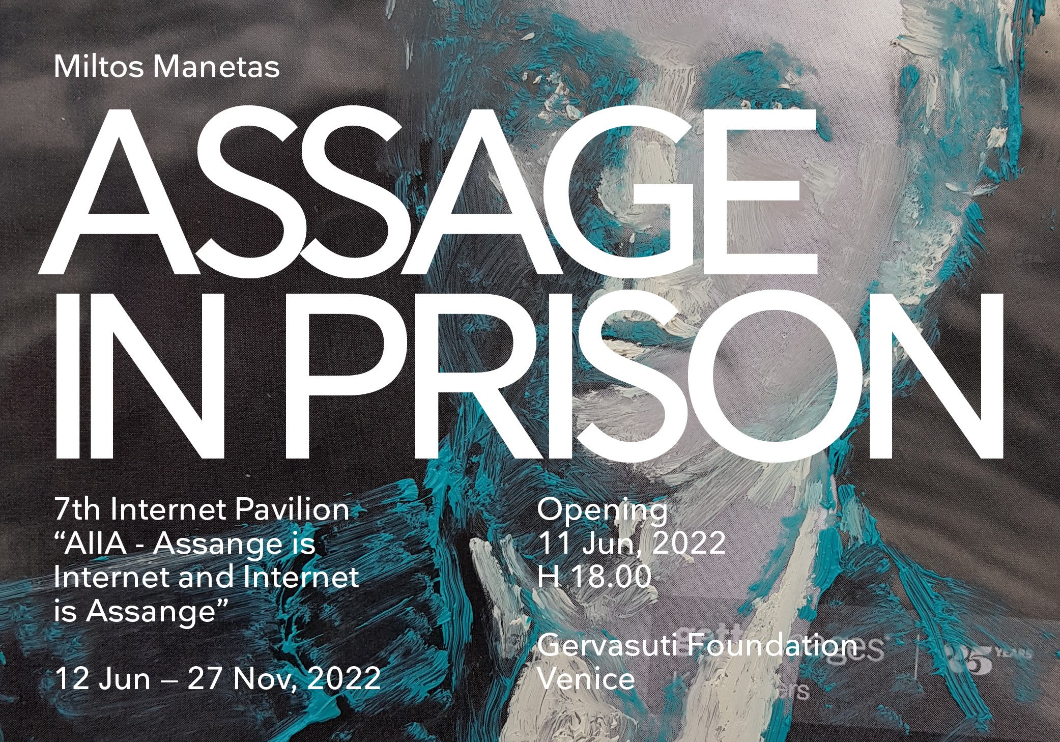 Miltos Manetas – Assange in Prison