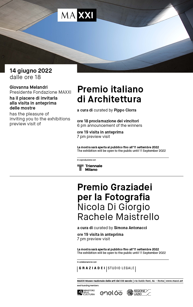 Premio italiano di Architettura / Premio Graziadei per la Fotografia