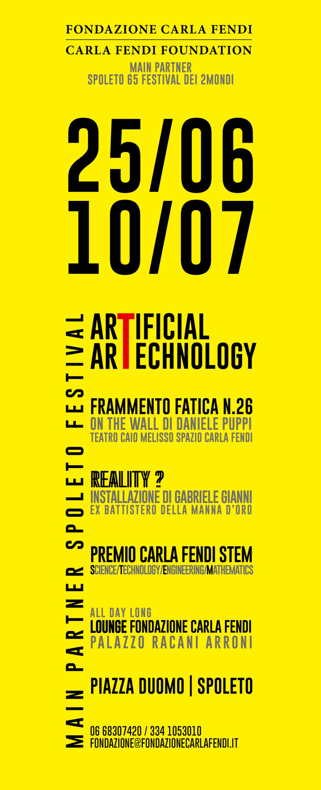 Fondazione Carla fendi – Artificial Artechnology
