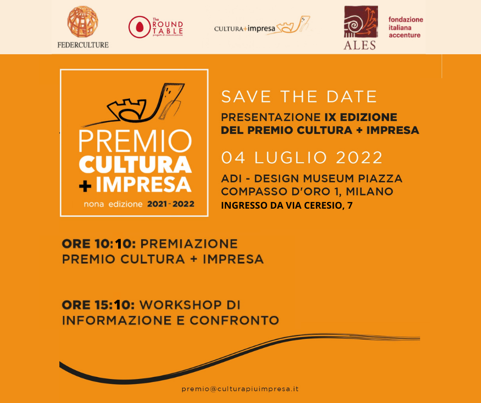 Premiazione IX edizione Premio Cultura + Impresa