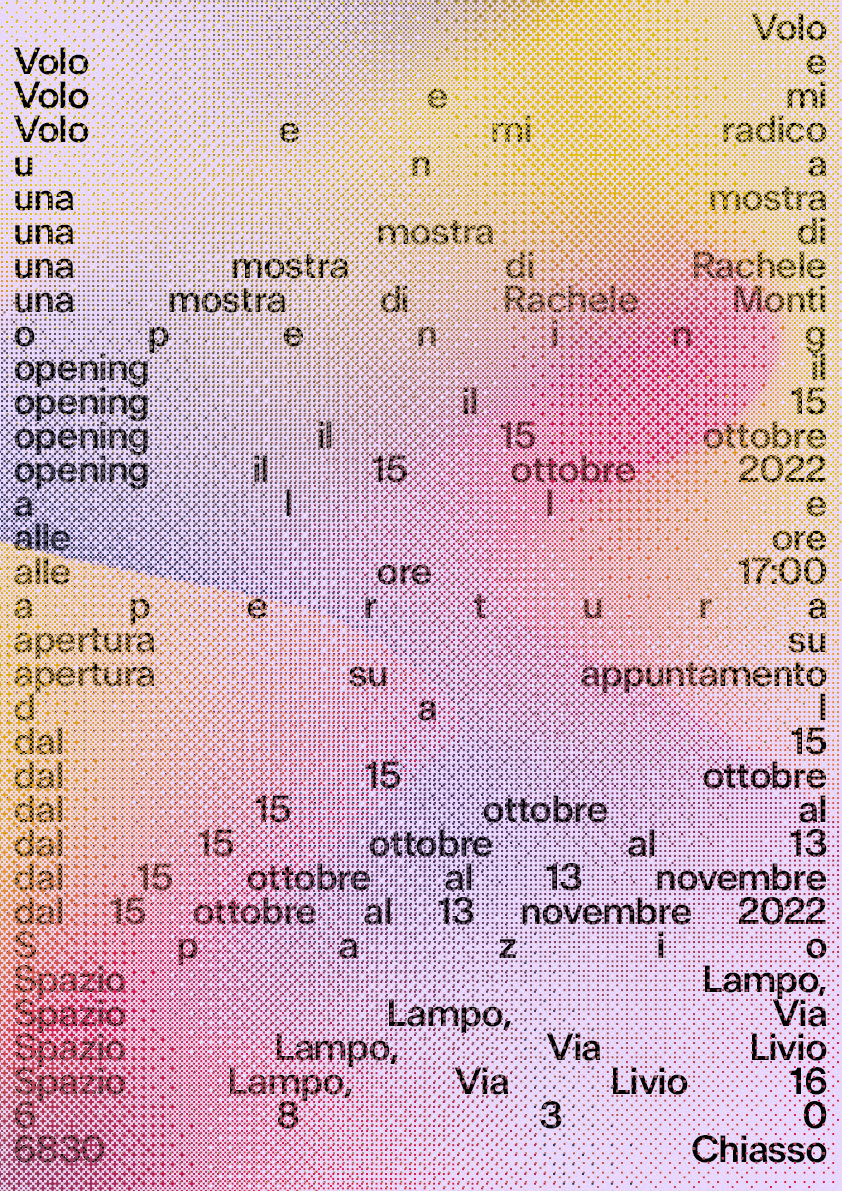 Rachele Monti - Volo e mi radico