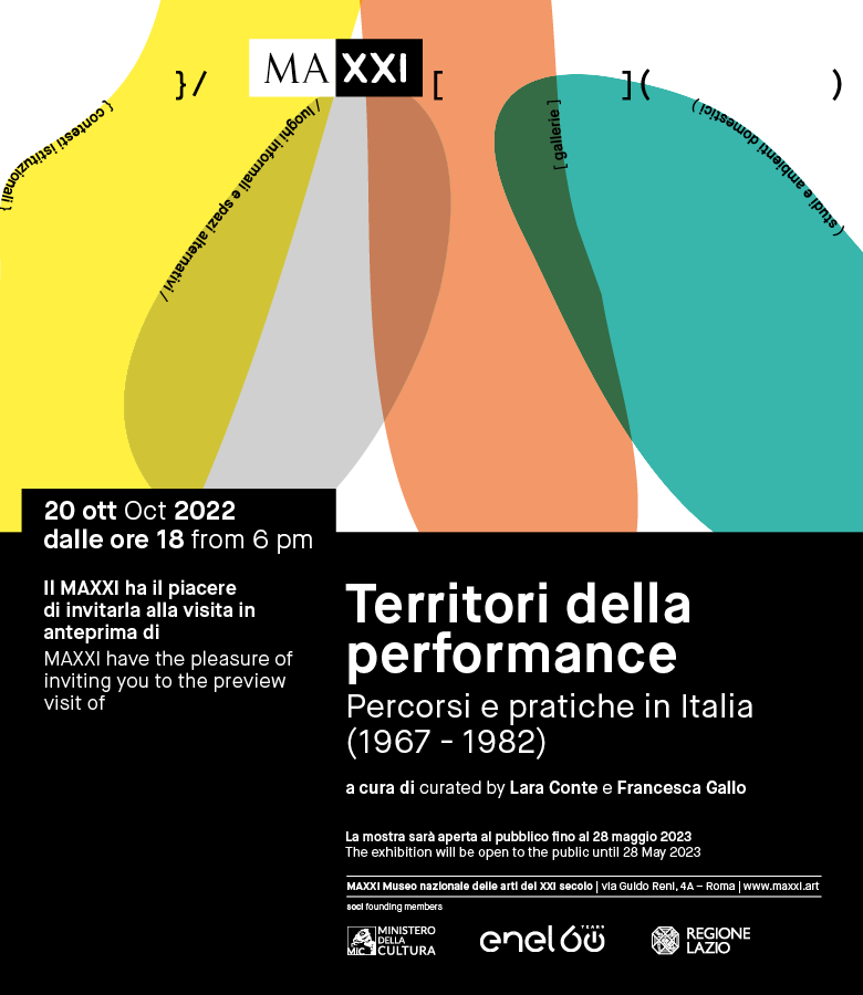 Territori della performance: percorsi e pratiche in Italia (1967–1982)