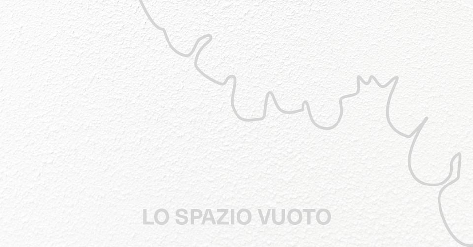 Lo spazio vuoto