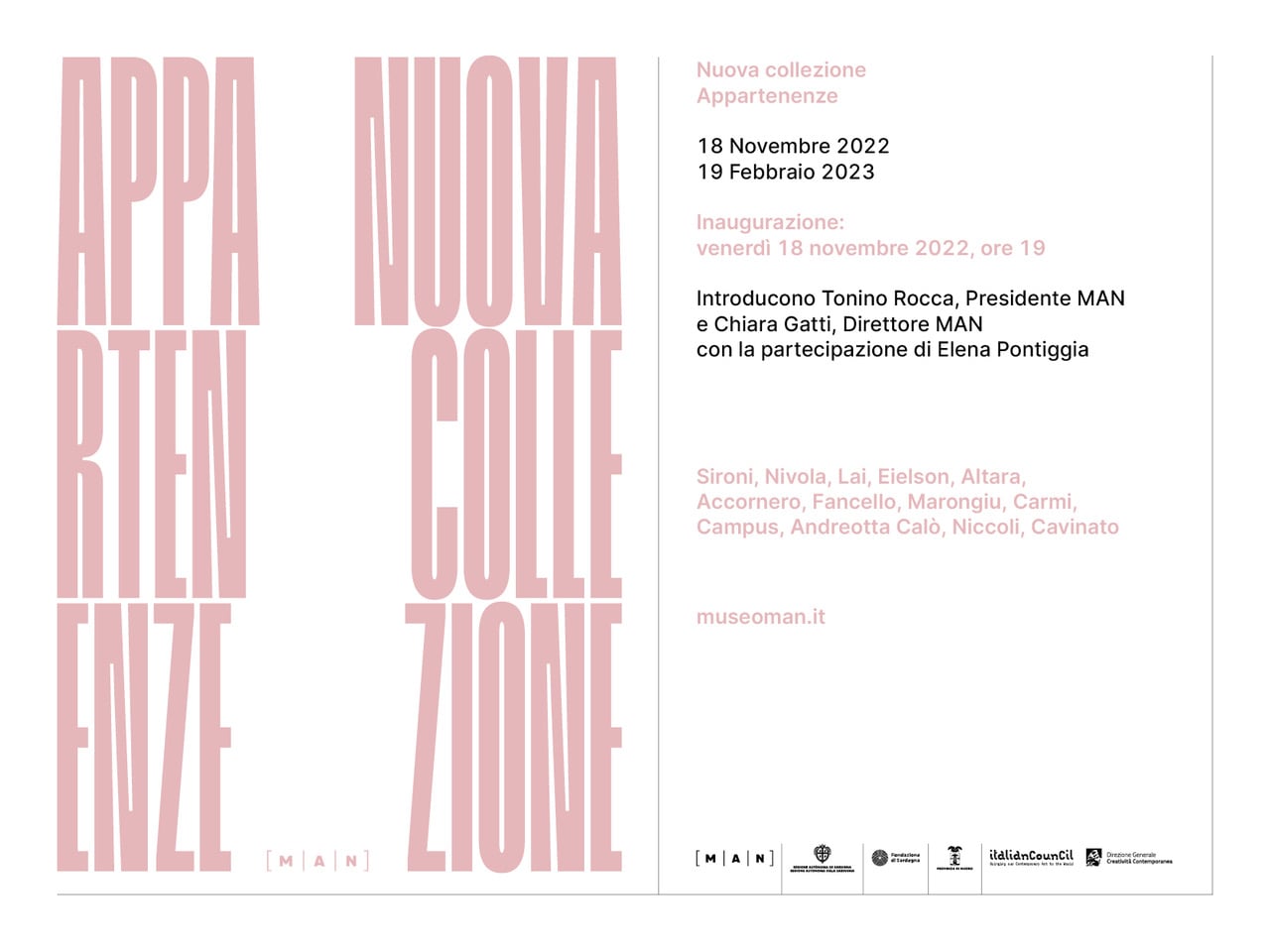 Nuova Collezione. Appartenenze