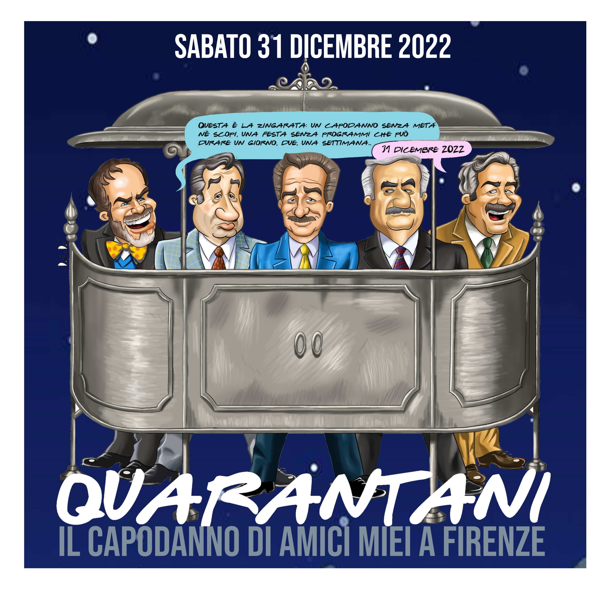 1° Capodanno del film Amici Miei QuarAntani