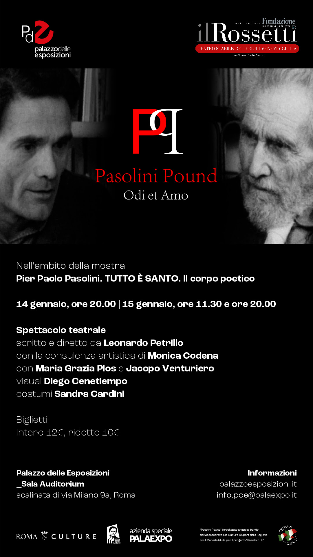 Pasolini/Pound. Odi et Amo