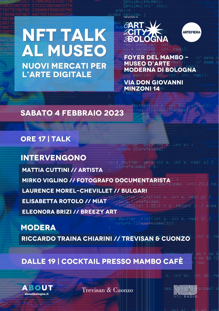 NFT Talk al Museo - Nuovi mercati per l'arte digitale
