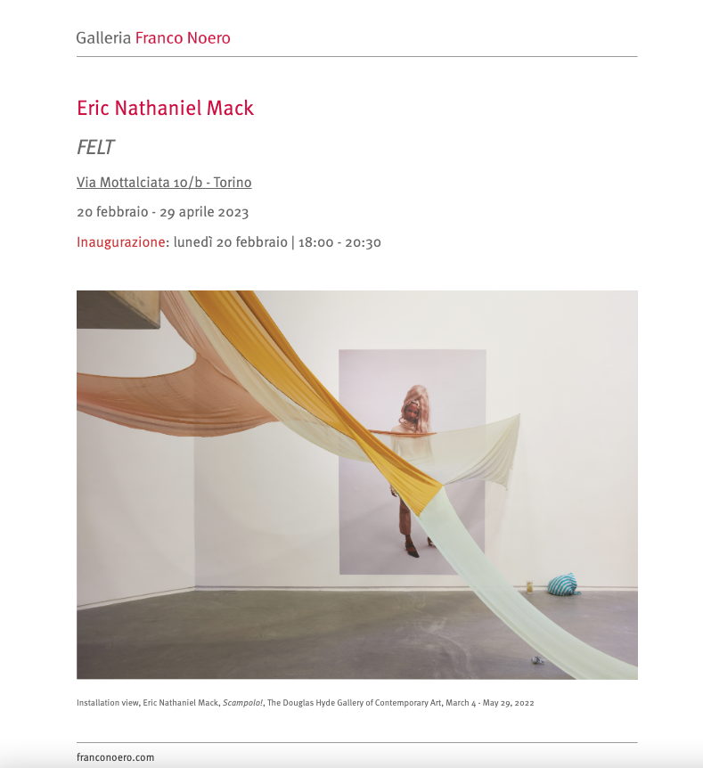 Eric Nathaniel Mack – Felt