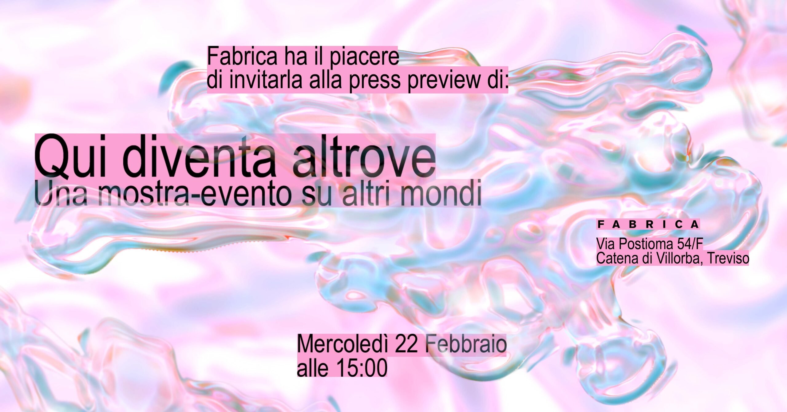 Qui diventa altrove