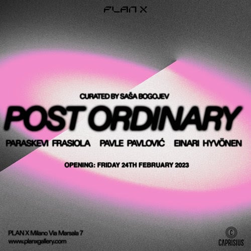 Post-Ordinary