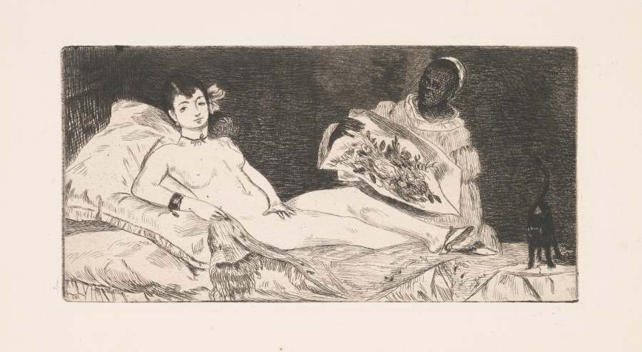 Manet. Noir et blanc