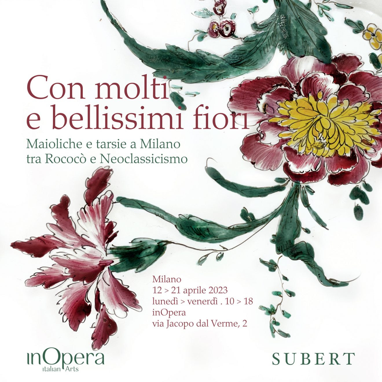 Con molti e bellissimi fiori