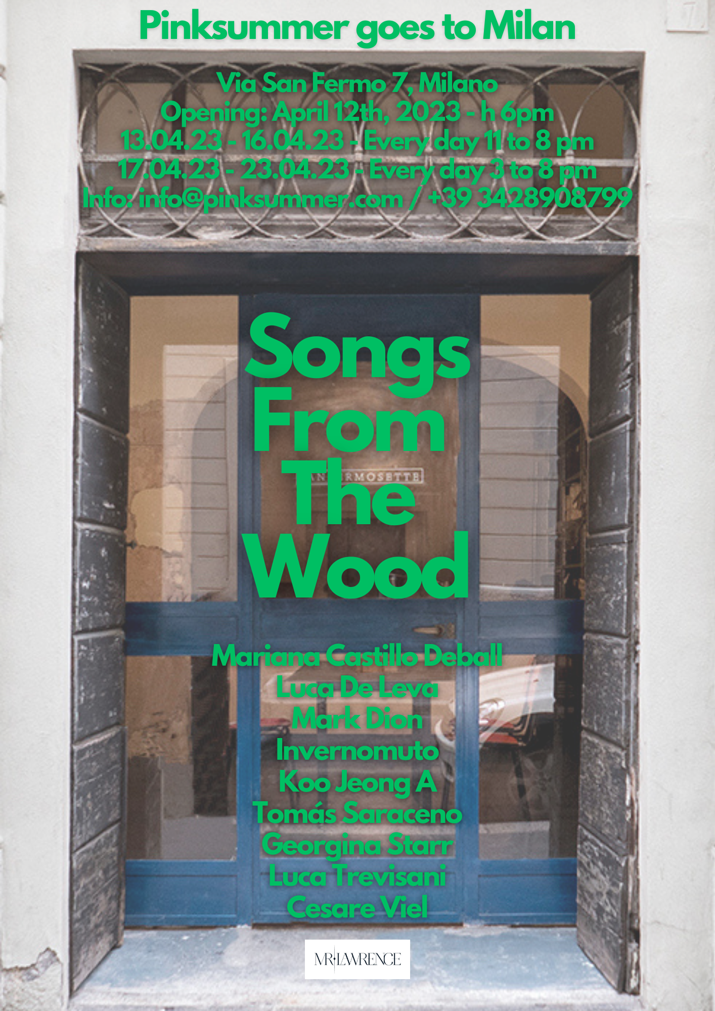 Pinksummer goes to Milan - Songs from the Wood