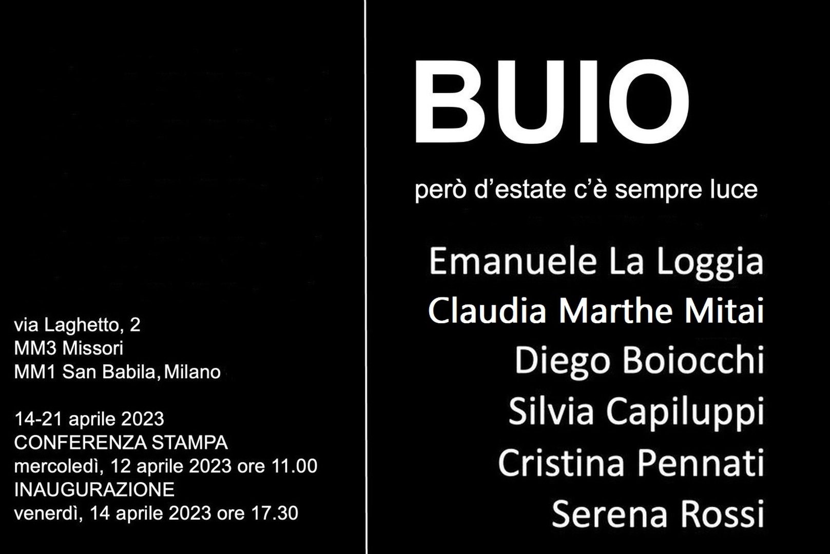 Buio Art Festival 2023