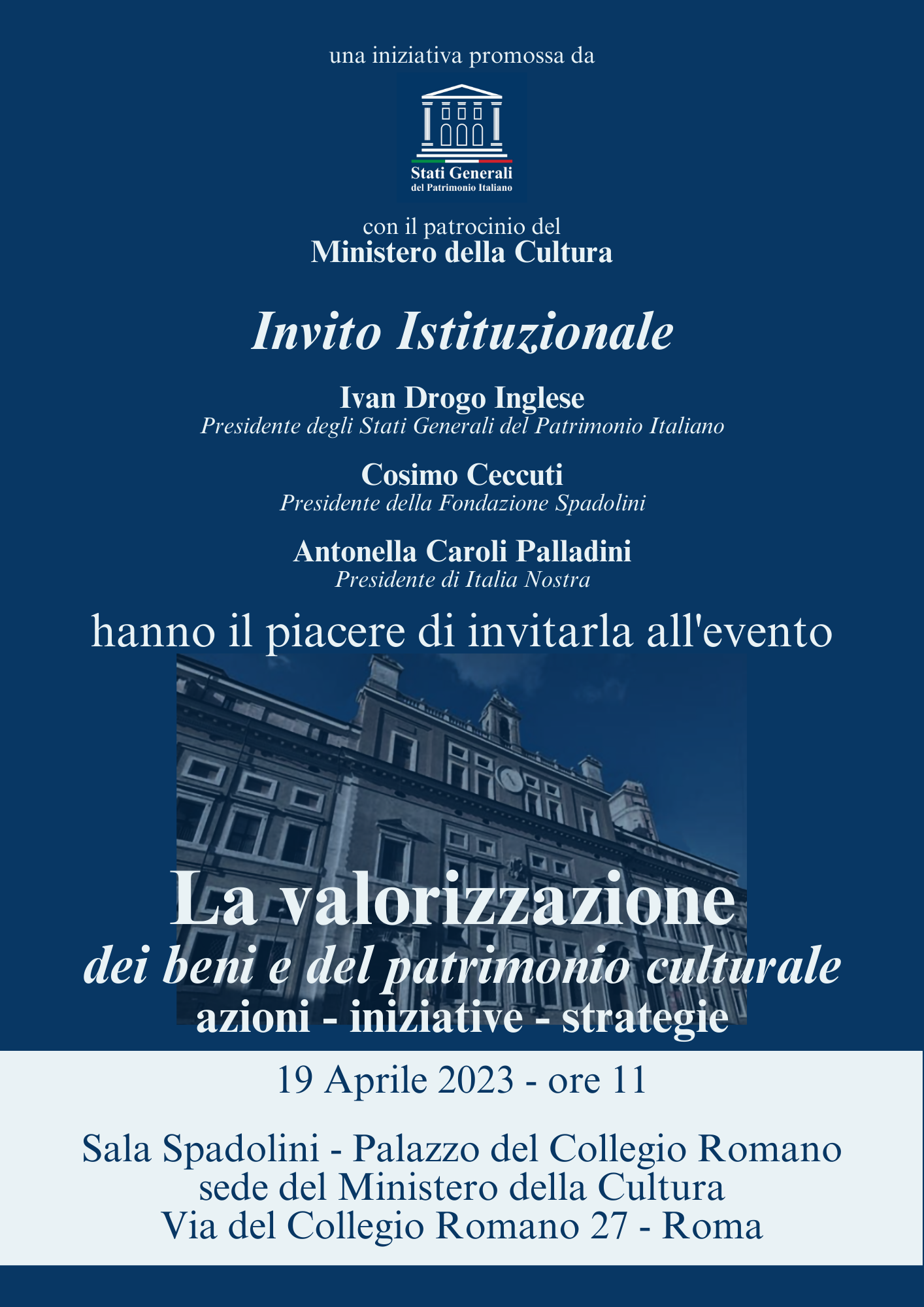 La Valorizzazione dei Beni e del Patrimonio Culturale