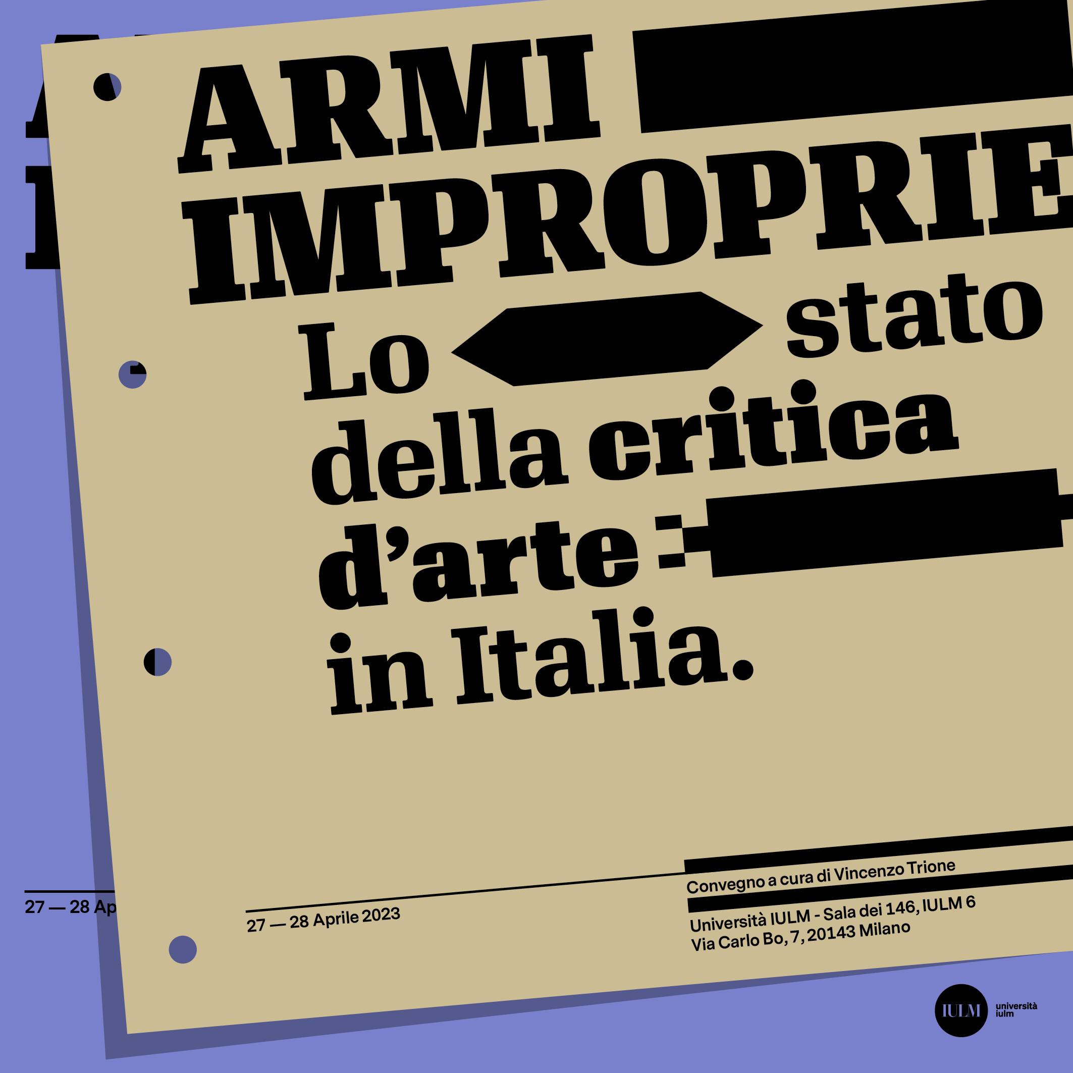 Armi improprie. Lo stato della critica d’arte in Italia