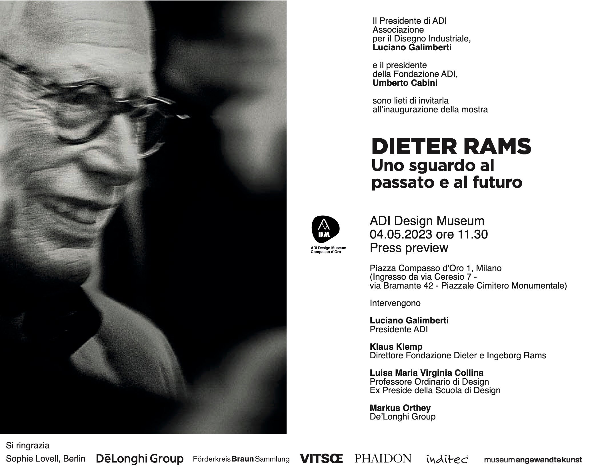 Dieter Rams - Uno sguardo al passato e al futuro