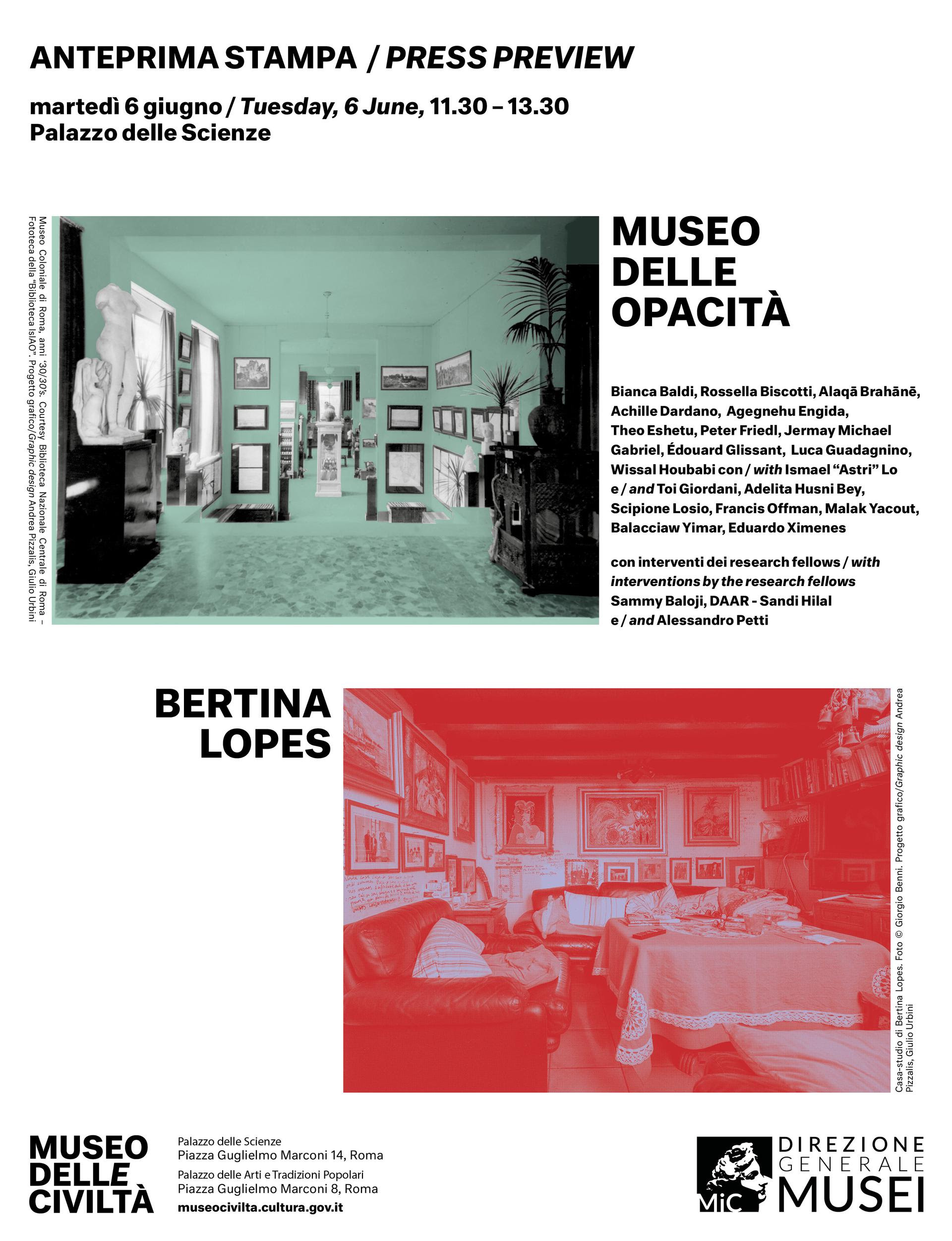 Museo delle Opacità / Bertina Lopes